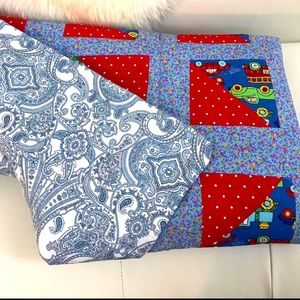 Handmade by me - blanket 55”x42”